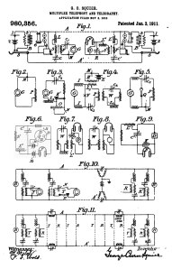Squier,-Multiplex-Telephony-and-Telegraphy-patent
